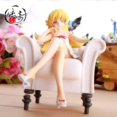 化物语忍野忍手办小忍沙发坐姿手办动漫二次元装饰美少女模型