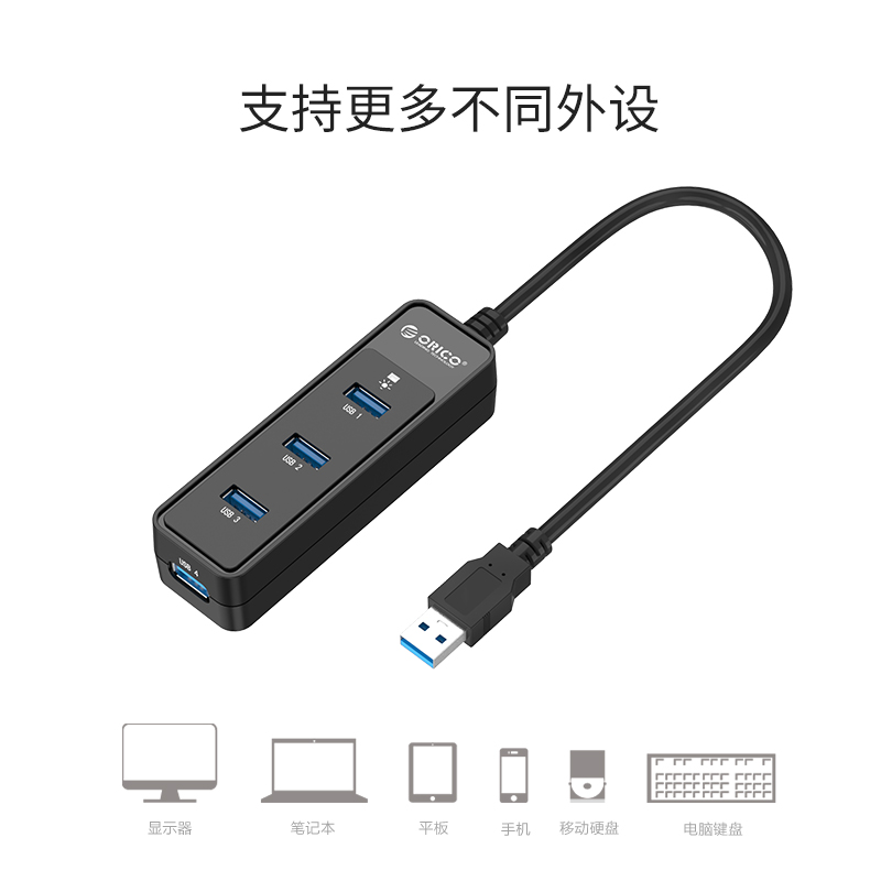 Orric usb splitter one to four USB3.0