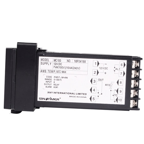 智能数显PID温控仪表温度调节控制器开关直流12V 24VDC电子控温器 - 图1