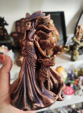 希腊魔法女神雕像赫尔特