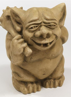 跨境新款花园雕像石像鬼