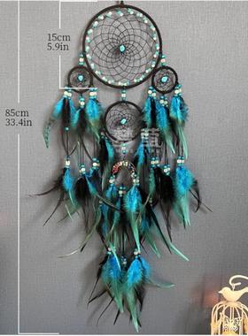 捕梦网挂饰风铃绿松石彩