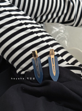 heyahe法式复古小众刘海夹碎发夹