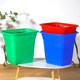 Back basket plastic thickened agricultural back basket large storage bucket