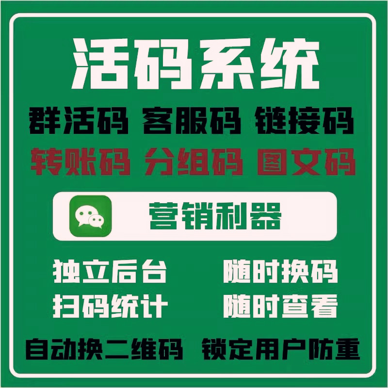 图片活码二维码永久不变动态内容随时更新切换独立控制微信管理-图1