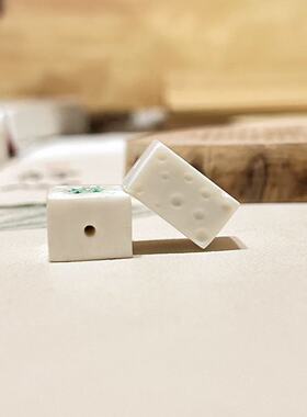 驼骨麻将发字方块饰品配件摆件装饰品文玩配饰DIY