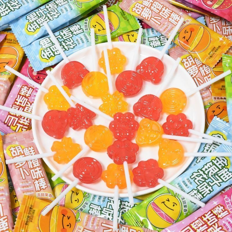 金银花柚子味棒棒糖山楂鲜橙混合水果味儿童奖励糖果无色素防腐剂,淘宝优惠券,粉丝福利购,淘宝优惠卷
