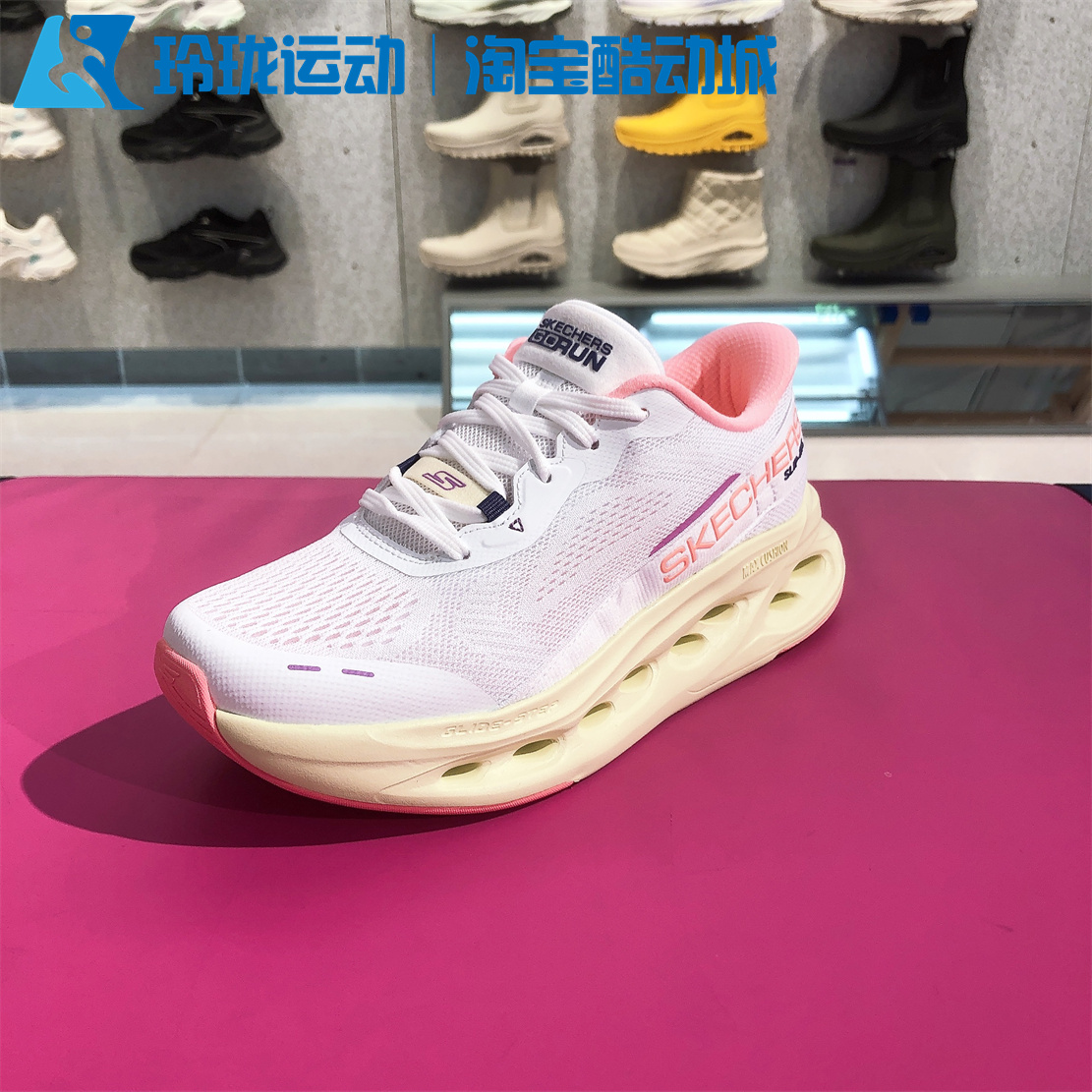 【梁朝伟同款】斯凯奇闪穿缓震回弹轻便透气跑步鞋129400/220421 - 图1