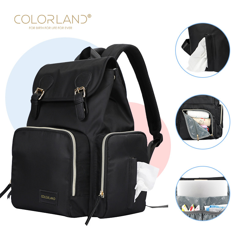 colorland妈咪包多功能2019双肩包 凯澜帝母婴妈咪包/袋