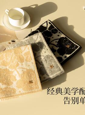 siggi精美提花羊毛针织围巾