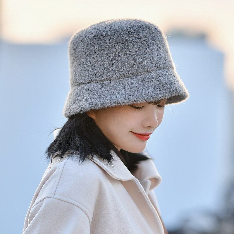 Siggi 帽子女秋冬渔夫帽羊毛水桶帽显脸小百搭小头围韩版毛线盆帽,淘宝优惠券,粉丝福利购,淘宝优惠卷