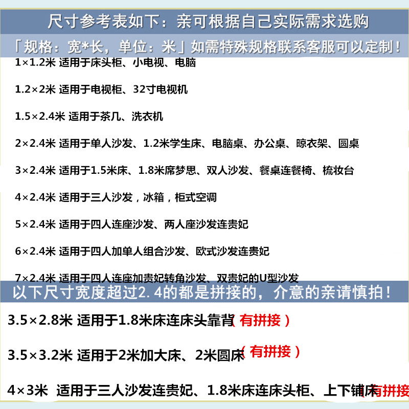 遮沙发的盖挡灰盖布床防尘罩遮尘布遮灰布防尘布遮家具遮盖家用 - 图2