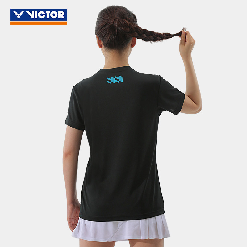 羽毛球服威克多正品系列短袖t恤 victor点石羽毛球服