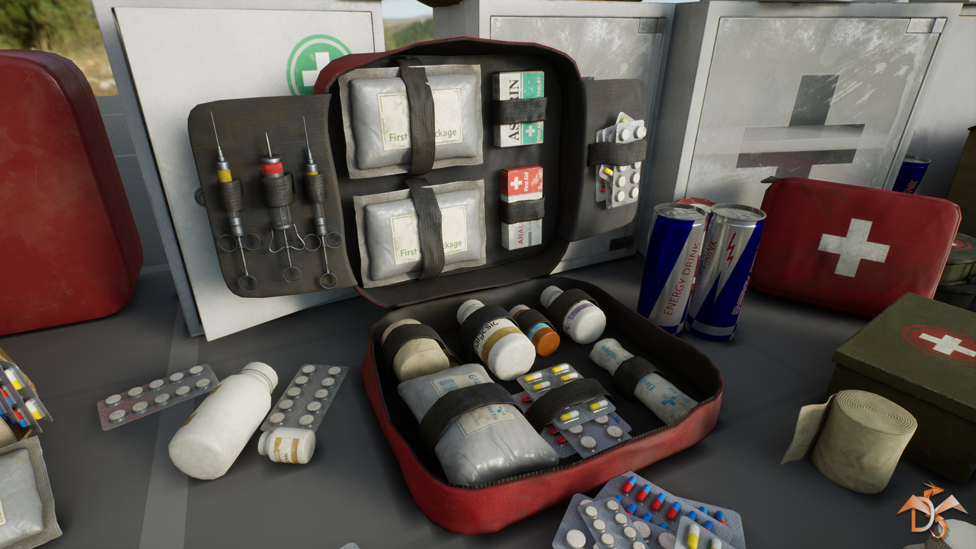 UE4虚幻4 First Aid& Health Kits急救和健康工具包 4.15-4.22-图0