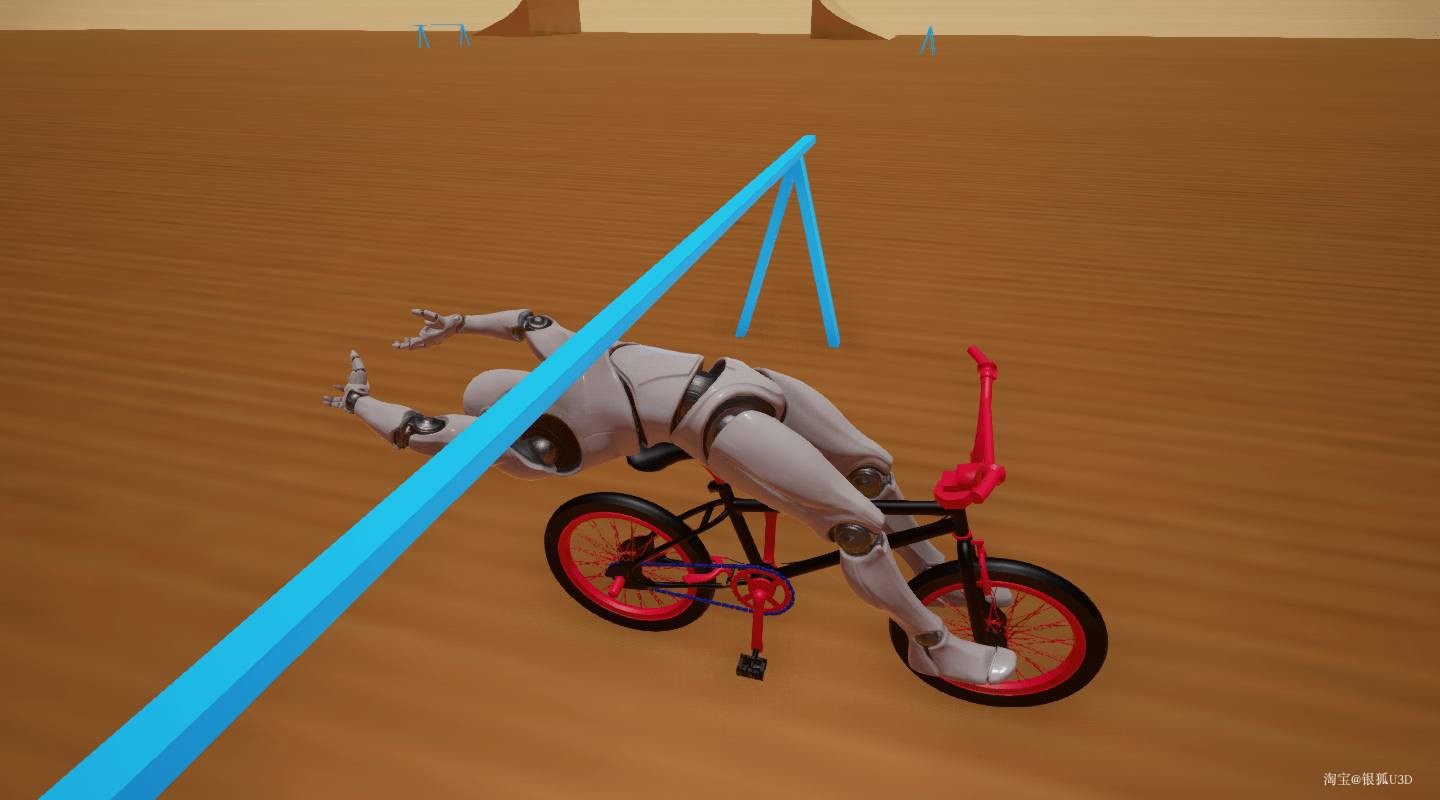 UE4 虚幻4 Cycling V1 自行车类游戏开发模版 蓝图资源