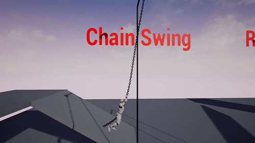 UE4虚幻4资源一个挂钩蓝图 Rope Swing& Climb 4.21-4.27-图0