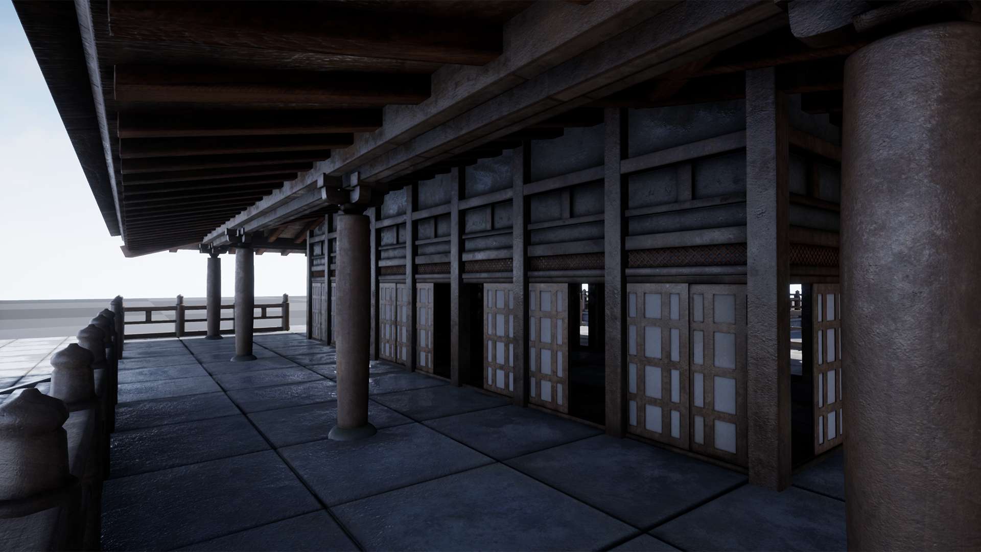 UE4 虚幻4资源 亚洲寺庙古建模型 Asian Temple 4.20-4.25 - 图1