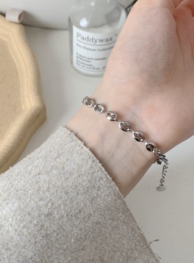 钛钢不掉色ins风小众女士手链