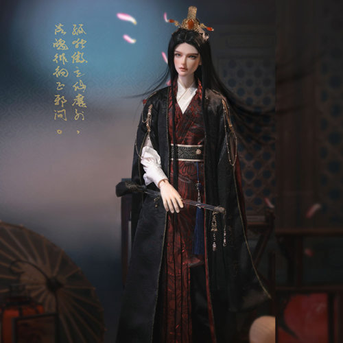 原创正版bjd3分娃Bichun白川古风叔娃sd树脂可动关节玩偶手工娃娃 - 图2