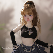 Genuine 4 part bjd doll bertha Bertha Pearl Pearls Pearls Leg Sweetheart Light Subpure Handmade Resin Dolls