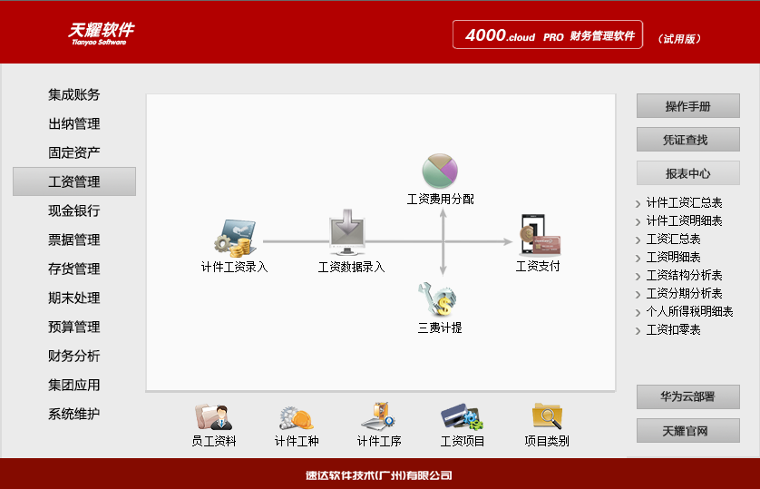 速达软件天耀4000.cloudPRO纯财务软件出纳固定资产工资正版永久 - 图3