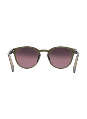 海外代购MauiJim女士太阳眼镜偏光防眩光圆形框透明框日常佩戴