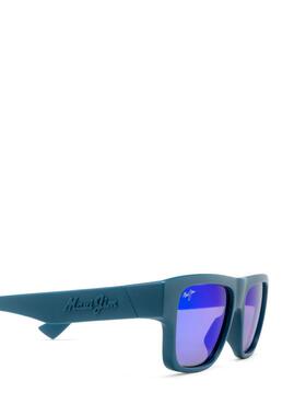 代购MauiJim男女太阳镜防紫外线抗强光清晰视野偏光方形蓝色镜片