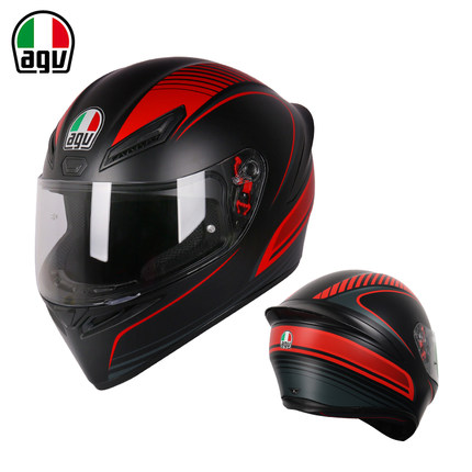 AGV K1头盔四季通用夏季防雾摩托车机车赛车全盔覆式帆帆骑士装备-图0