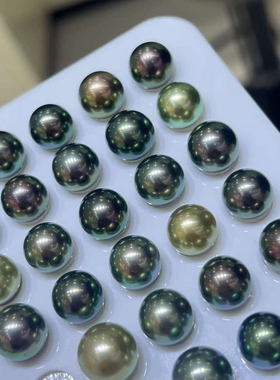 珍珠首饰订制澳白大溪地南洋金珠keshi巴洛克akoya真科研