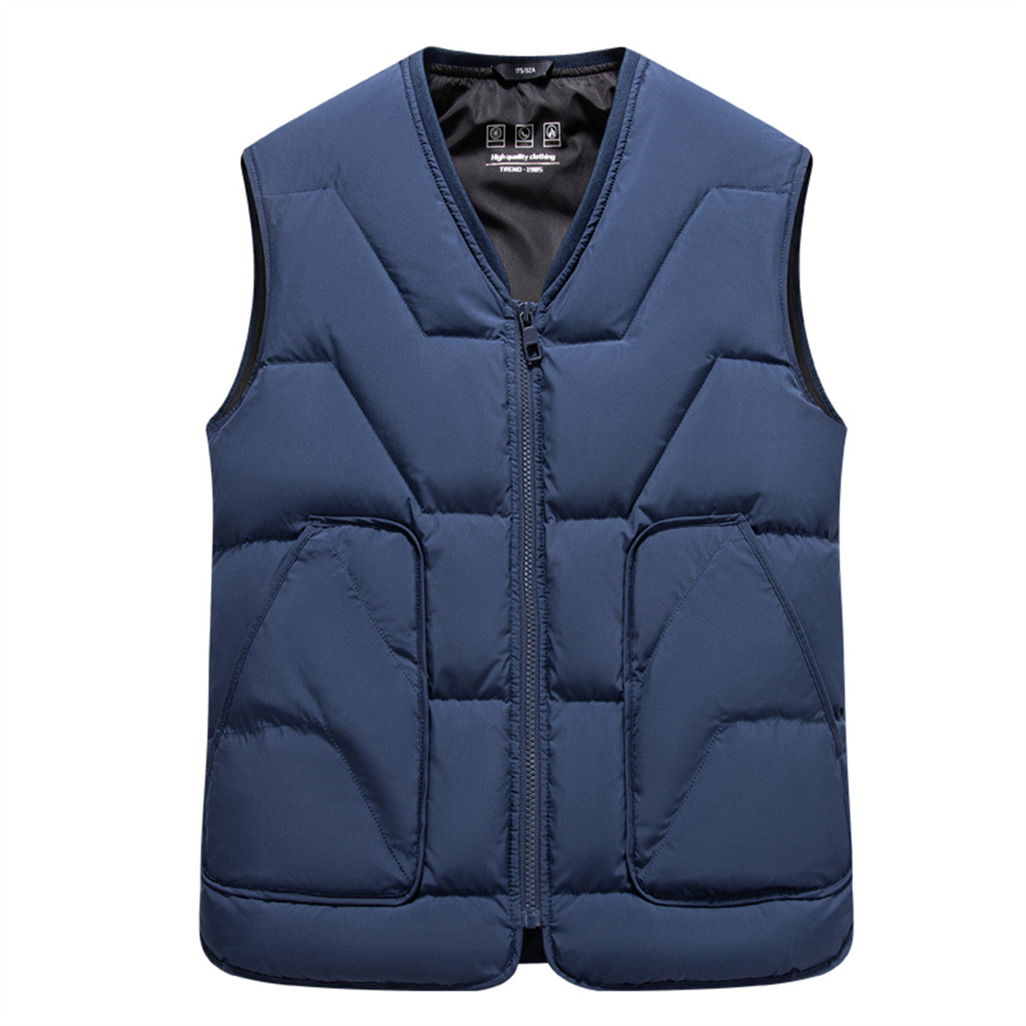 恒源祥羽绒马甲男2025冬季新款中老年爸爸装宽松背心保暖轻薄马夹,淘宝优惠券,粉丝福利购,淘宝优惠卷