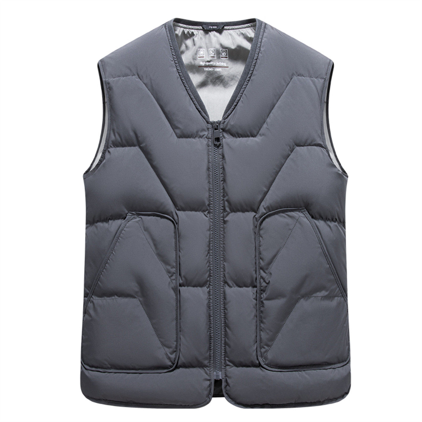 恒源祥羽绒马甲男2025冬季新款中老年爸爸装宽松背心保暖轻薄马夹,淘宝优惠券,粉丝福利购,淘宝优惠卷