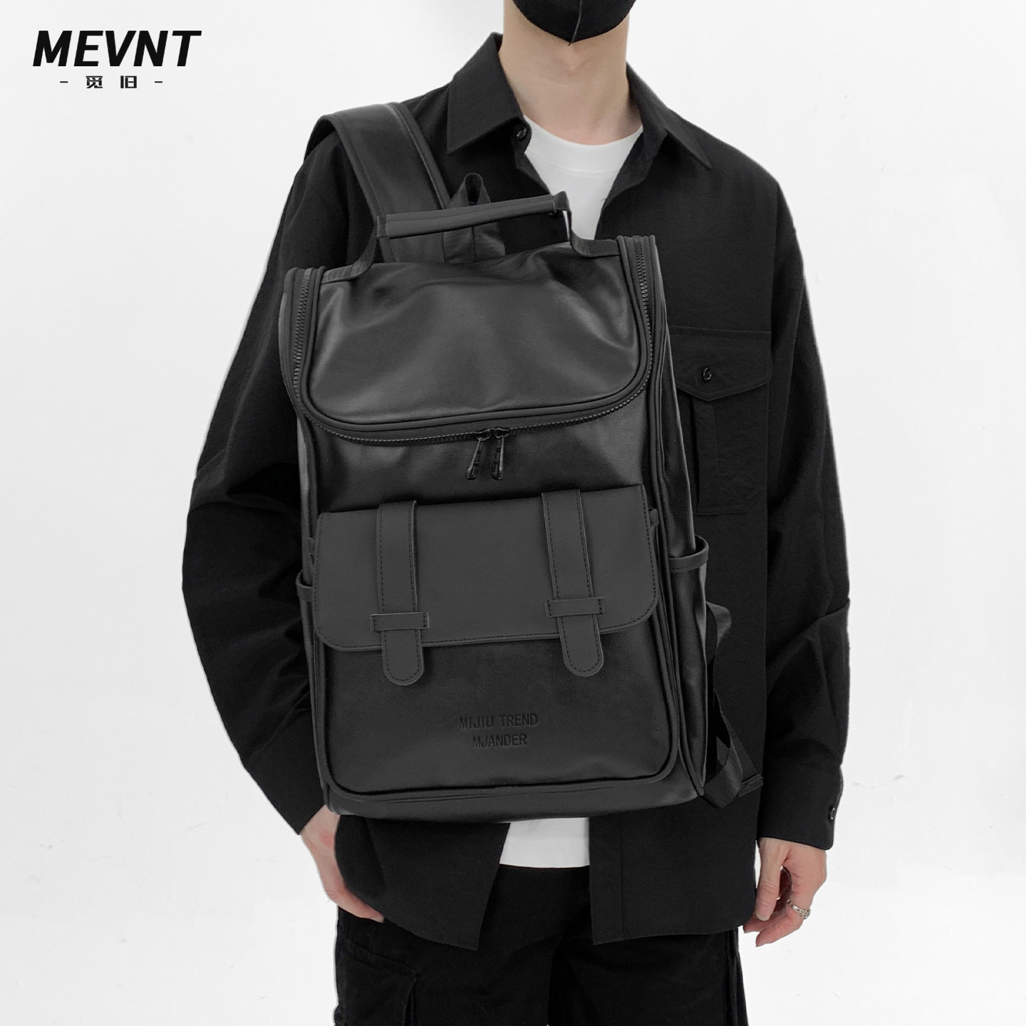 觅旧双肩包男商务出差通勤男士16寸电脑背包旅行大容量书包礼物,淘宝优惠券,粉丝福利购,淘宝优惠卷