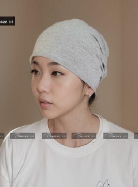 升级精梳棉无压感睡帽妈妈堆堆帽