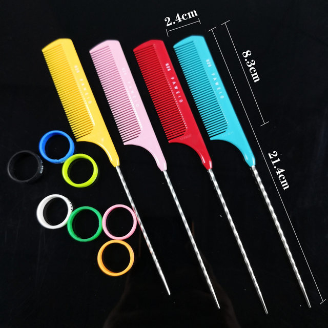 Authentic Taiwan Hair Wei Goose Spiral Tie Tail Comb
