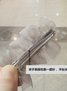 新款网红超仙夏季发夹侧边蝴蝶结
