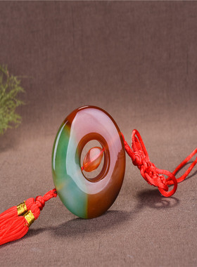 玛瑙车挂轿车挂饰转运招财