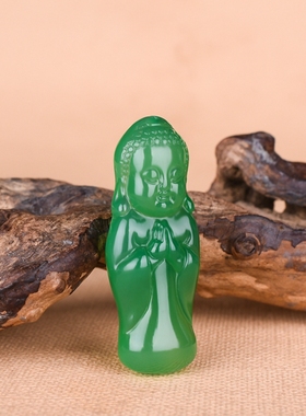 冰种白玉髓儿童女士立体宝宝佛