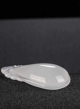 diy玉髓玛瑙如意配饰水滴吊坠