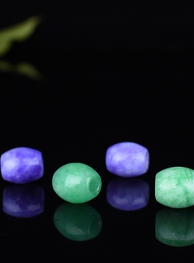 A货翡翠路路通转运珠缅甸吊坠