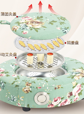 艾灸蒲团坐垫熏蒸仪家用随身灸