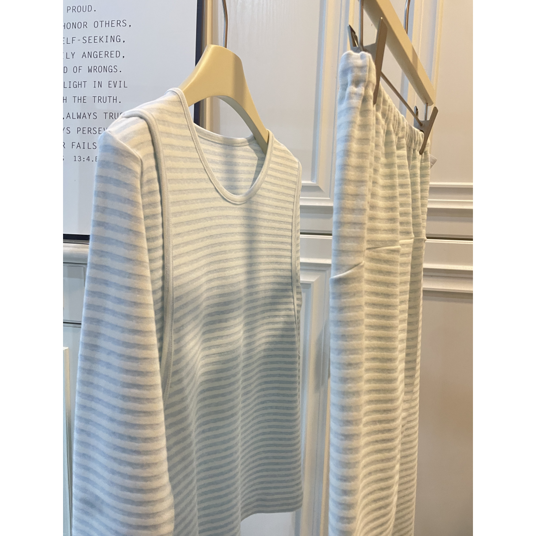 温暖柔软 简约纯棉哺乳衣  哺乳秋衣产后孕妇月子服长袖裤子套装,淘宝优惠券,粉丝福利购,淘宝优惠卷