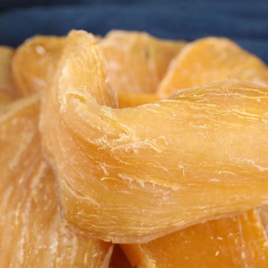 红薯干条片原味零食山东特产无添加农家自制晒硬番薯干白霜地瓜干