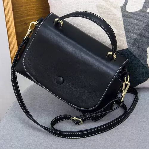 Небольшая небольшая сумка, сумка через плечо, модная кожаная сумка на одно плечо, из натуральной кожи, коллекция 2022, в корейском стиле, воловья кожа