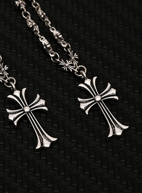 欧美十字架项链饰品 朋克男女复古项饰 个性铸造克罗星吊坠项坠项