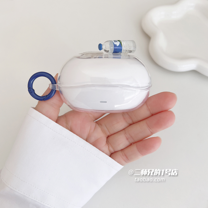 适用于金运i20无线蓝牙耳机保护套I20防摔软壳男女款金运V99个性简约小清新v99情侣透明可爱卡通软壳套 - 图0