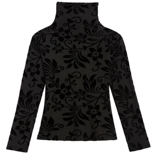 Бархатная модная спортивная одежда, эластичный приятный телу лонгслив, облегающий крой