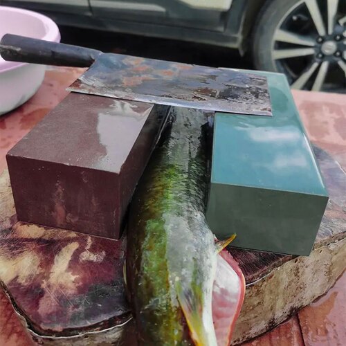 天然磨刀石水滴青羊肝石粗细纯天然家用菜刀厨师开刃浆石磨刀神奇 - 图2