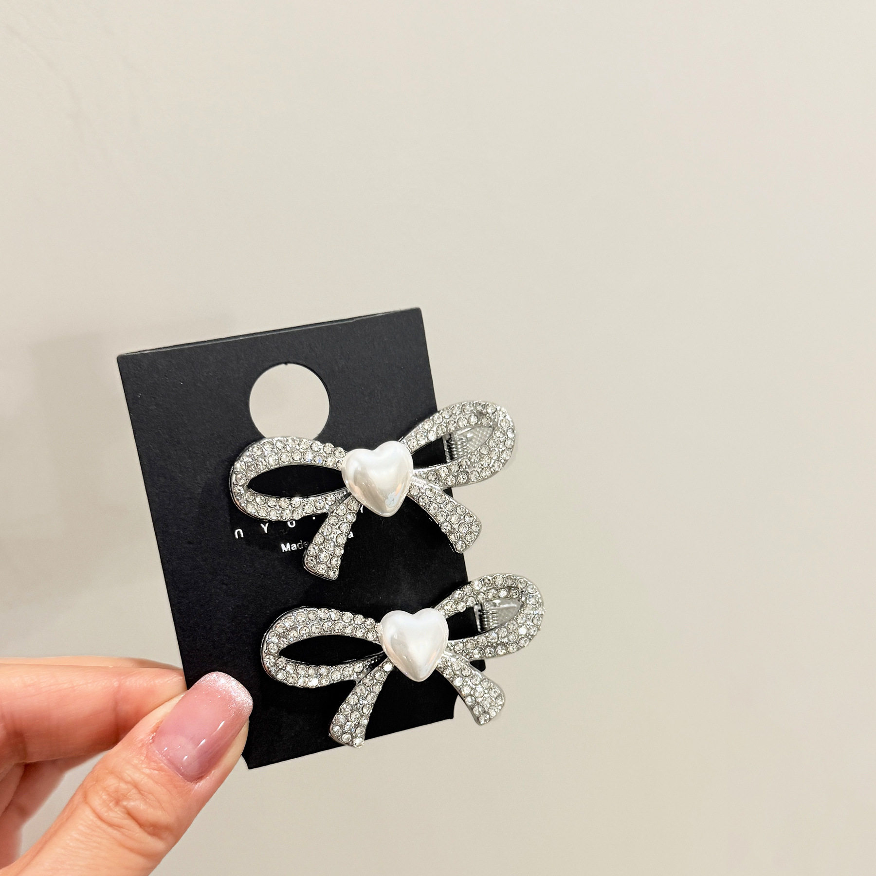 一只价格 欧尼同款超闪满钻蝴蝶结边夹顶夹时尚百搭头饰品质发夹,淘宝优惠券,粉丝福利购,淘宝优惠卷