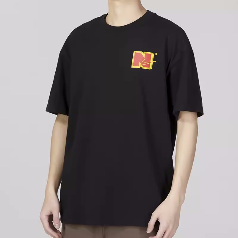 Nike耐克短袖男子夏季TEE M90篮球训练运动休闲针织圆领T恤DZ2684-图0