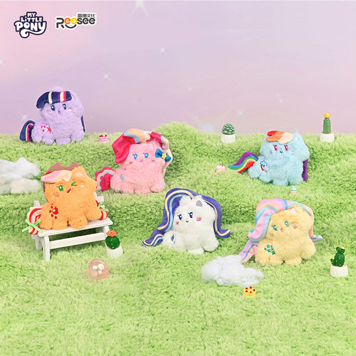 小马宝莉可爱小马毛绒盲袋第二弹正版周边手办毛绒潮玩女生娃娃 - 图2